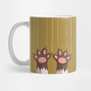 Cat Feet Scratch Mug